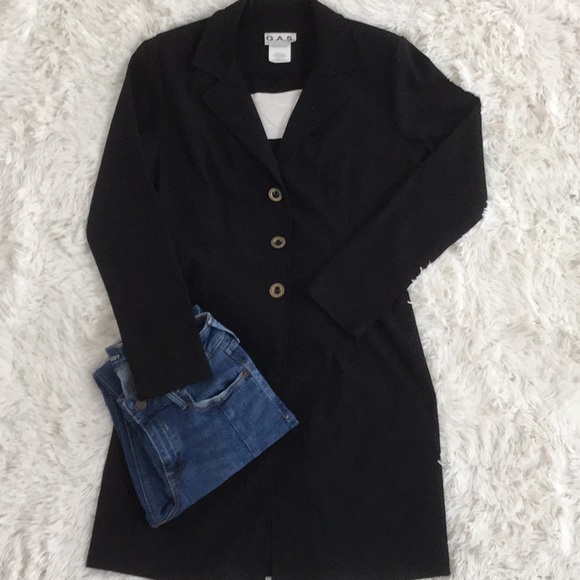 G.A.S. Jackets & Blazers - Trench Coat 💗 Black